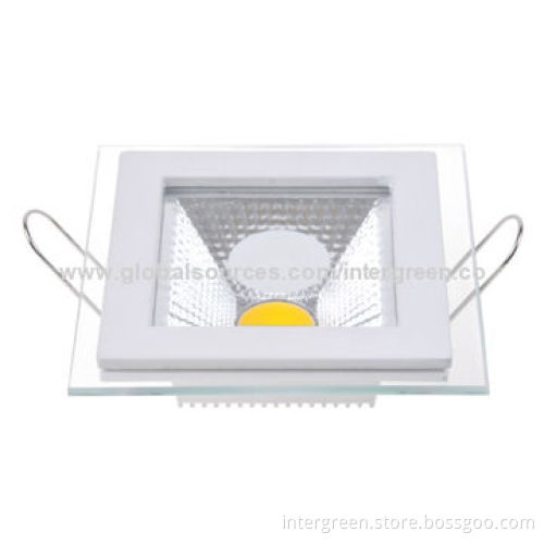 Square 15W LED COB Downlight, 3-year Warranty, 85-264V AC, 50-60Hz Input Voltage